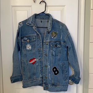 Patchy Denim Jacket